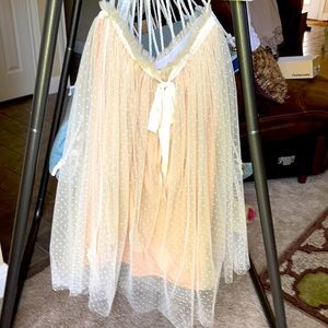 Mesh skirt—-NEW never worn.